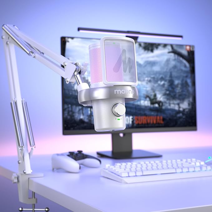 MAONO Boom Arm Microphone Stand: Adjustable Metal Suspension Mic Boom Arm - Image 8