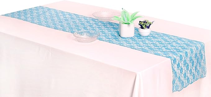 MDS Pack of 12 Wedding 12 x 108 inches Satin Table Runner - Image 3