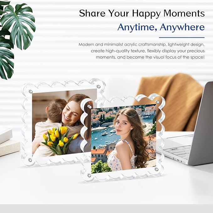 Acrylic Picture Frames .5×5inch 2Pack - Image 5