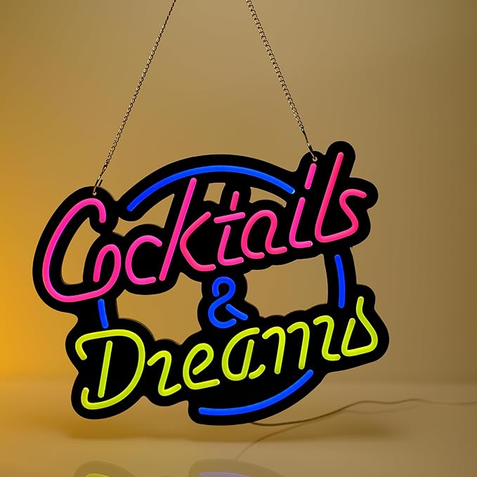 Ultrathin Cocktails Dreams Neon Sign Art Wall Lights - Image 2