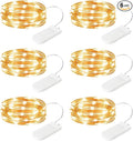 Minetom 6 Pack Fairy Lights Battery Operated String Lights - 7ft 20 LED by Minetom