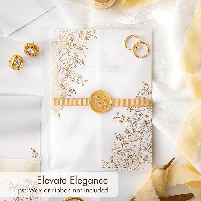 50 Pack Pre-Folded Vellum Jackets - Image 3
