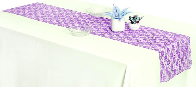 MDS Pack of 12 Wedding 12 x 108 inches Satin Table Runner - Image 3