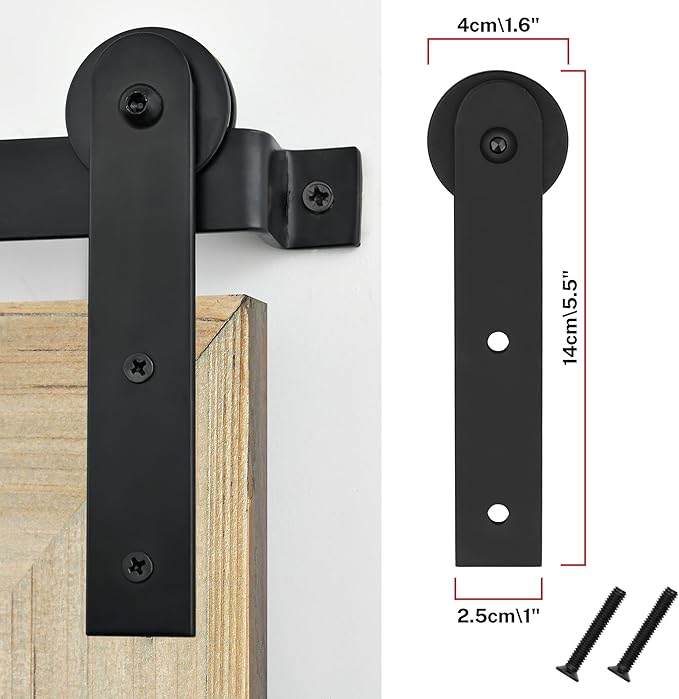 COGOOD Farmhouse Barn Door Mirror - Image 5