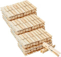 OBTANIM 100 Pack Wooden Clothespins 4 Inch Heavy Duty Clothes Clips by OBTANIM