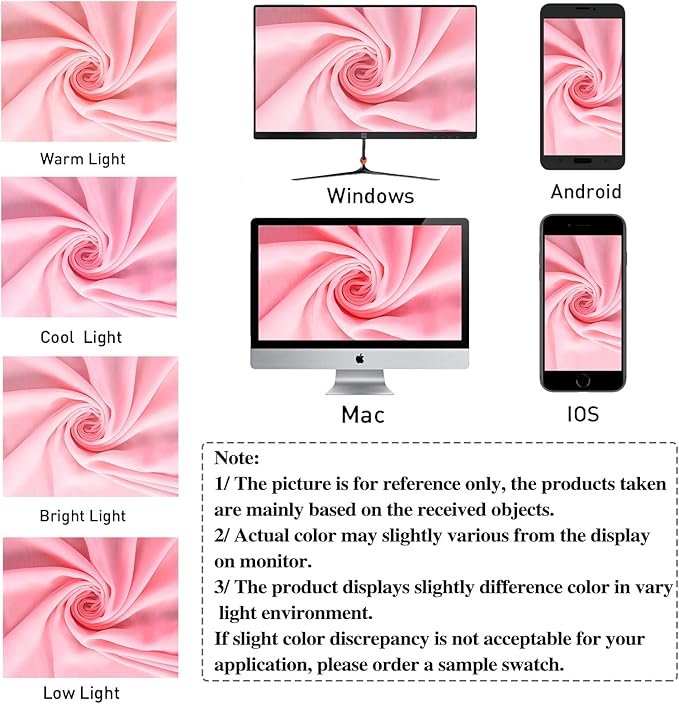 DUOBAO Pink Chiffon Backdrop Curtain-2 Panels 29x96-Inch Wedding Backdrop - Image 7
