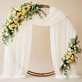 Wedding Arch Draping Fabric 29" x 19Ft Sheer Drapes by IONTACH