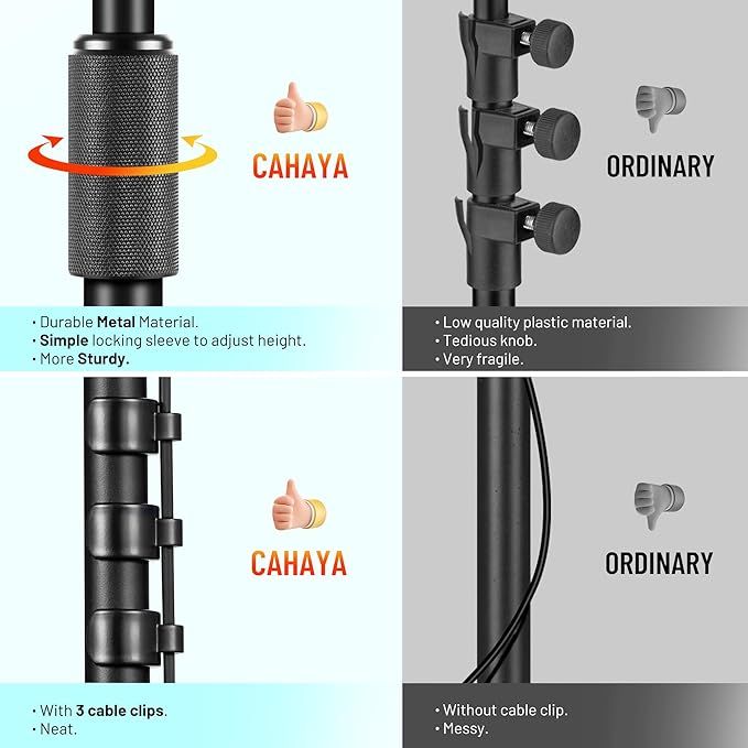 CAHAYA Mic Stand Floor Detachable - Image 3