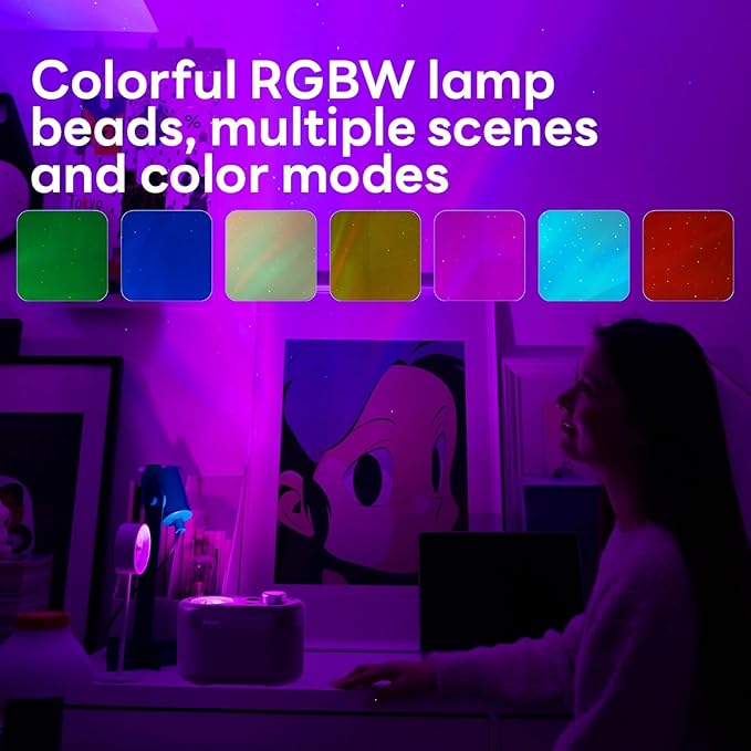 Northern Lights Projector, 7 Colors Galaxy Projector - Image 3