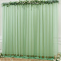 10x10ft Olive Green Tulle Backdrop Curtain by Partisky