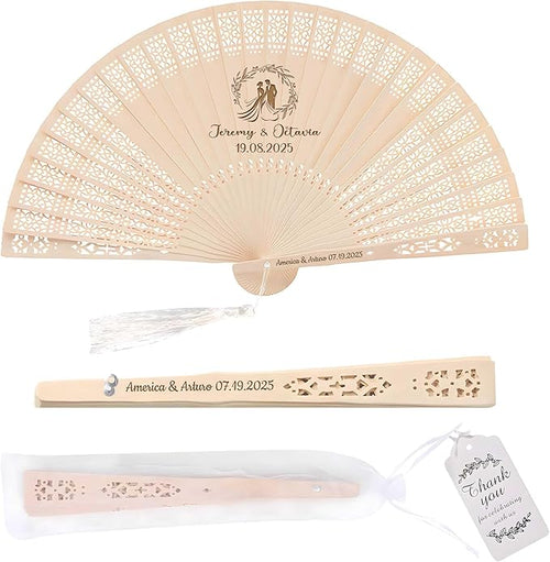 10 PCS Custom Fans Personalized Folding Fans by Unknown