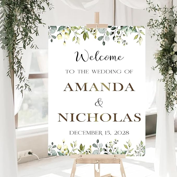 Welcome To Our Wedding Sign - Image 2