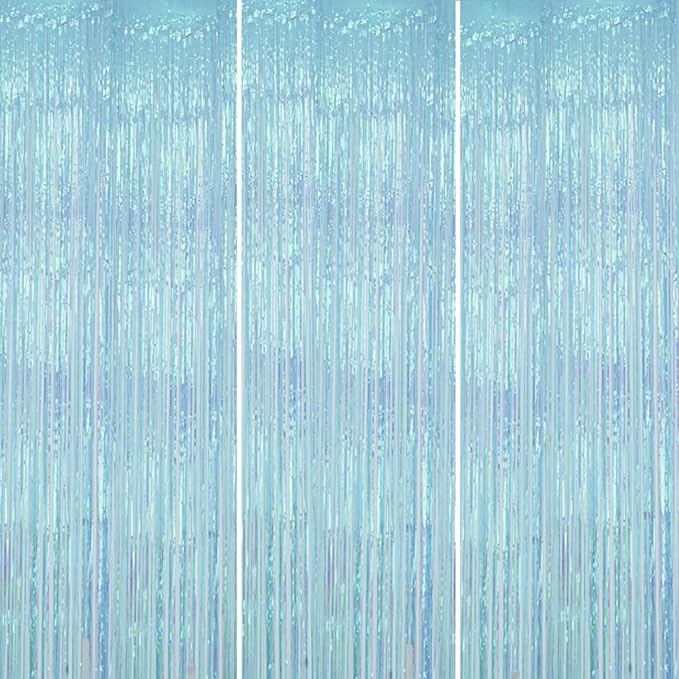 3 Pack Foil Fringe Backdrop by DECOCKRAT