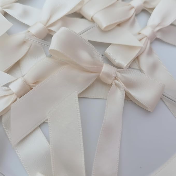 50pcs 2-1/2" Mini Satin Ribbon Bows - Image 6