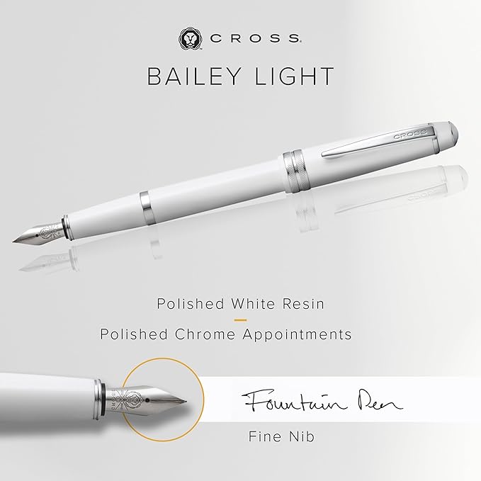 Cross Bailey Light Refillable Fountain Presented in a Everyday Gift Box - Image 2