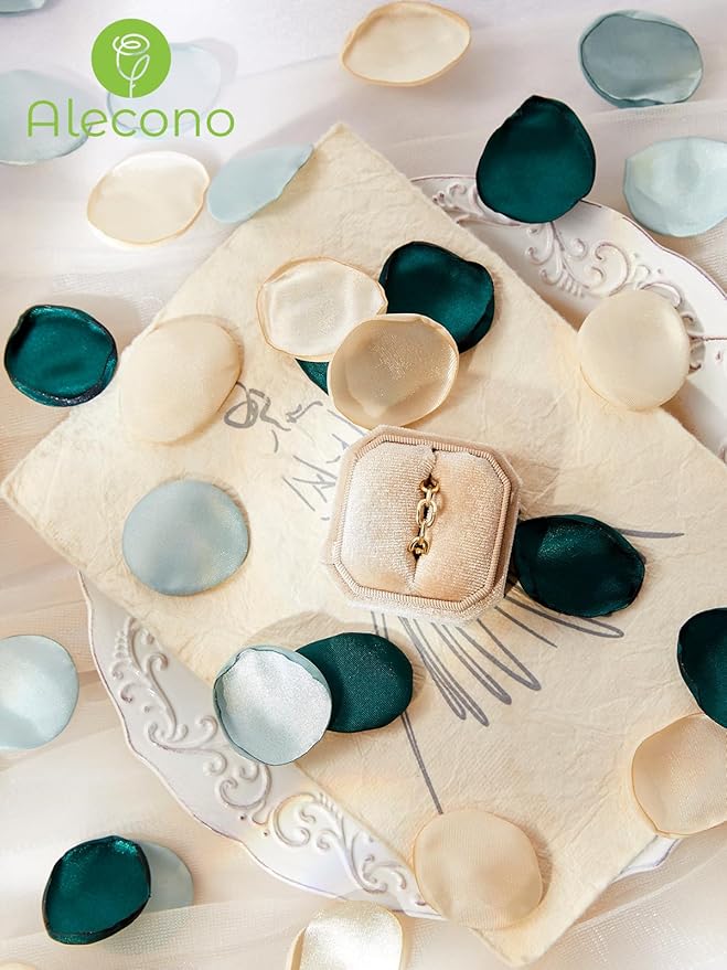 Alecono  Silk Rose Petals, Flower Petals Decrations - Image 5
