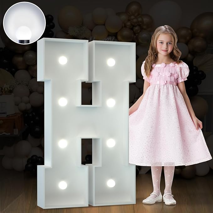 Marquee Letters 3 Feet Tall Large Light Up Letters Baby Shower Decorations by Letsmakeitimpressive