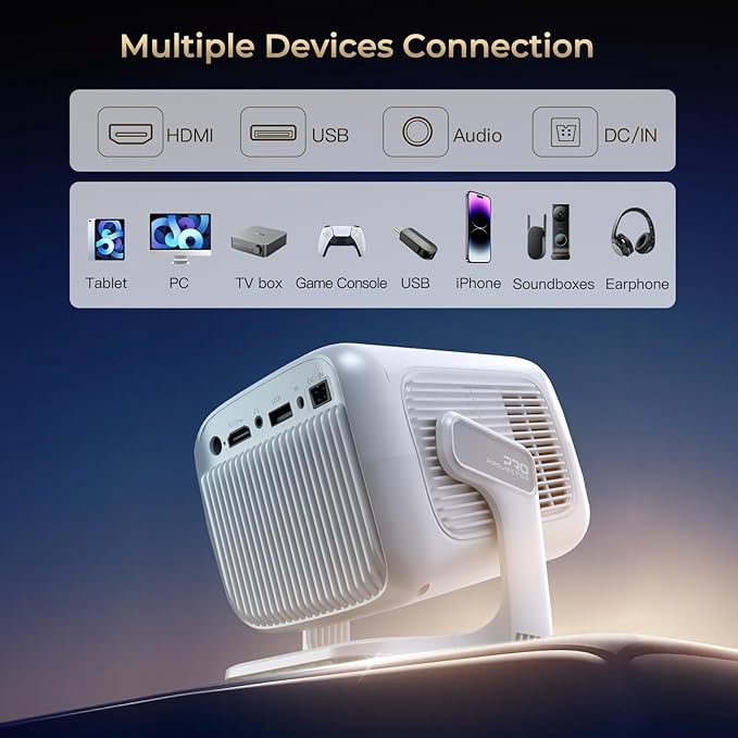 WEMI Native 1080P Smart Mini Projector - Image 9