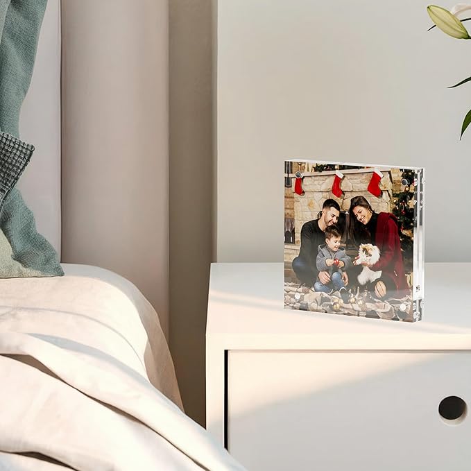 4x4 Acrylic Picture Frame 1 Pack, Desktop Display Decor Gift - Image 6