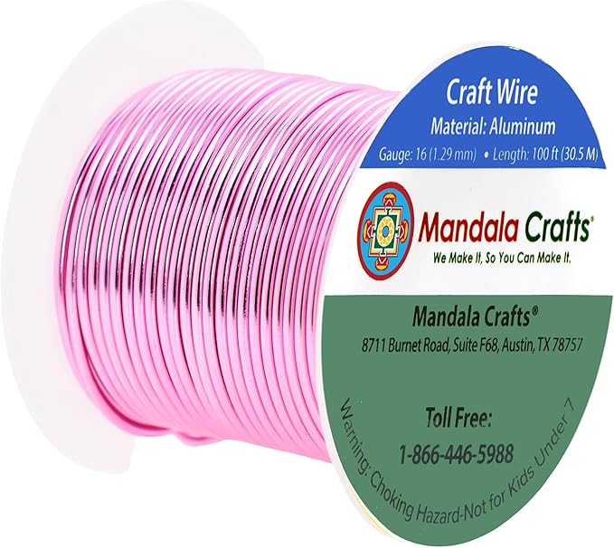 Mandala Crafts 16 Gauge Anodized Aluminum Craft Wire - Image 2