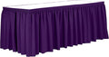 Ultimate Textile Pleat Polyester Fabric Table Skirt by UltimateTextile