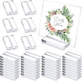 Blulu 60 Pieces Acrylic Place Card Holders 2 Inch Clear Stands Base by Blulu