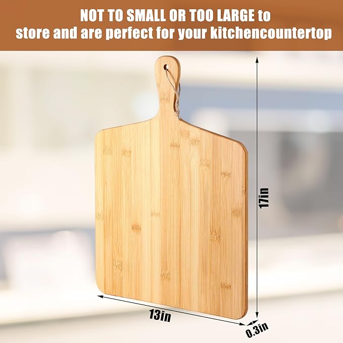 Patelai 12 Packs Wooden Cutting Board Set - Image 2