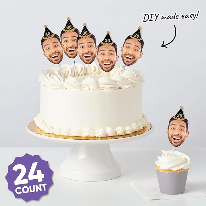 Big Dot of Happiness Custom Photo Adult Happy Birthday - Image 5