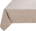 Fitable Faux Linen Tablecloth Rectangle 60 x 84 Inch by Fitable