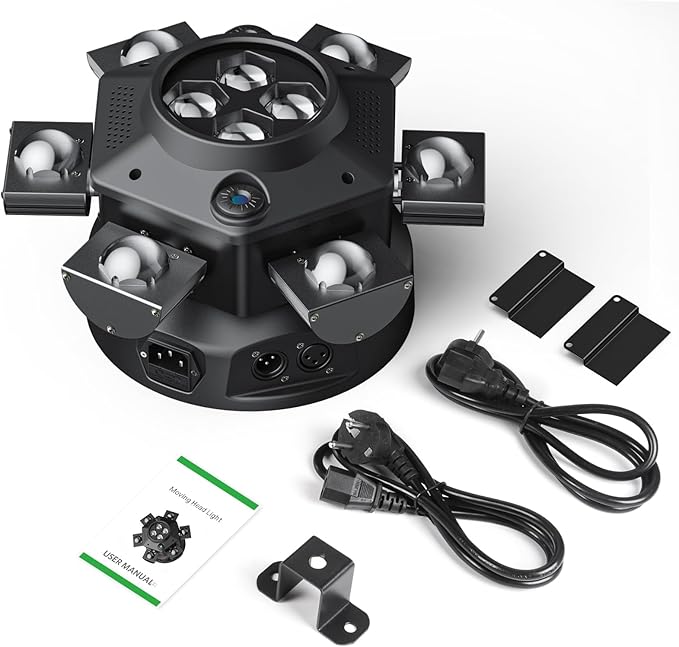Moving Head DJ Lights, 150W RGBW LED Moving Head Light - Image 7