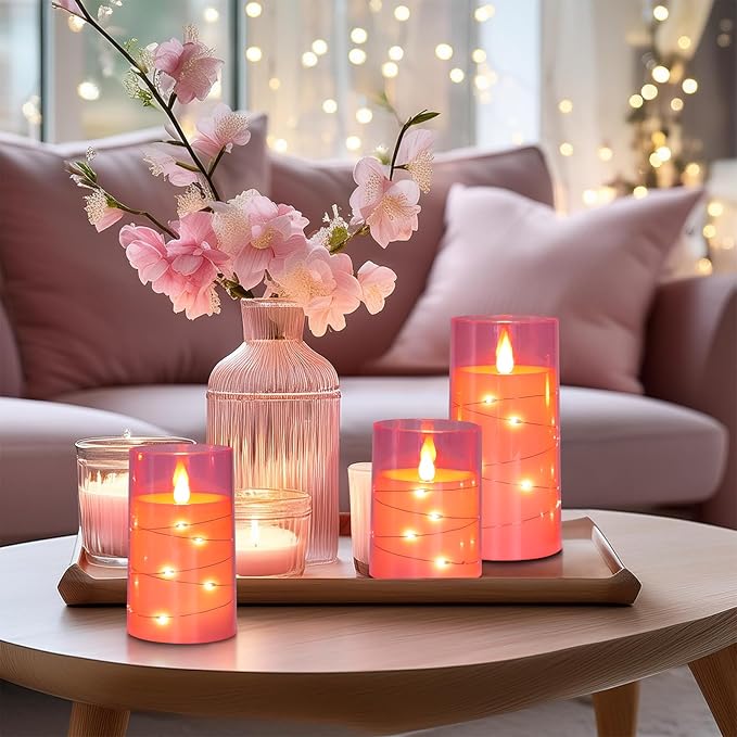 Aignis Flickering Flameless Candles Battery Operated Candles LED Candles - Image 2