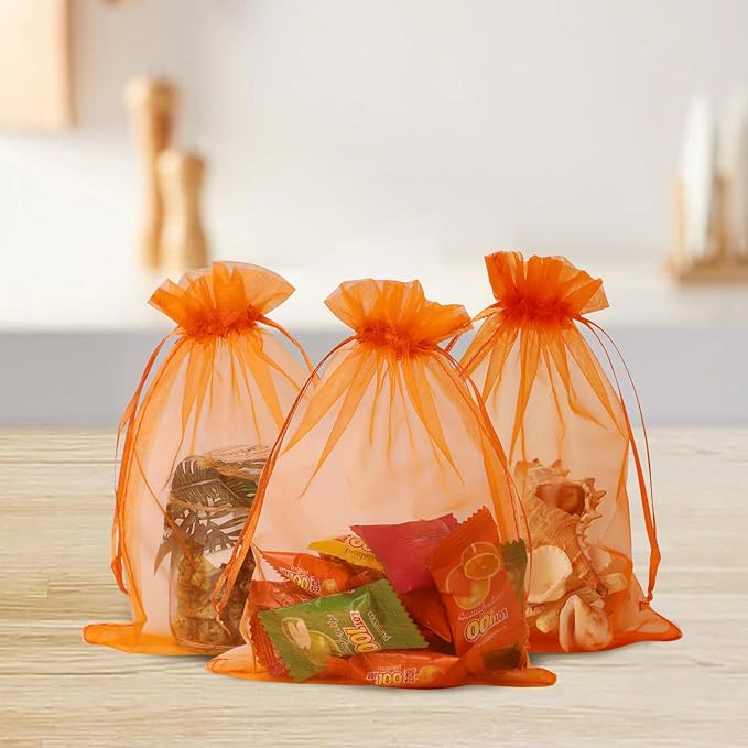 Wudygirl 100PCS 5X7 Inch Organza Bags - Image 4