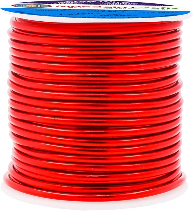 Mandala Crafts 12 Gauge Anodized Aluminum Craft Wire by MandalaCrafts