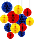ZOOYOO 12Pcs 6" 10" Honeycomb Balls Decorations Hanging Tissue Paper Pom Poms by ZOOYOO