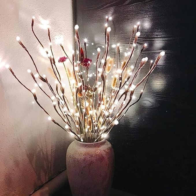 DK177 2 Pack Led Branch Light Battery Operated Lighted Branch Vase Filler - Image 8