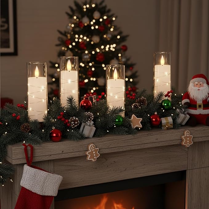 Raycare Flameless Candle with Remote Timer – 5 Flickering Acrylic Battery - Image 2