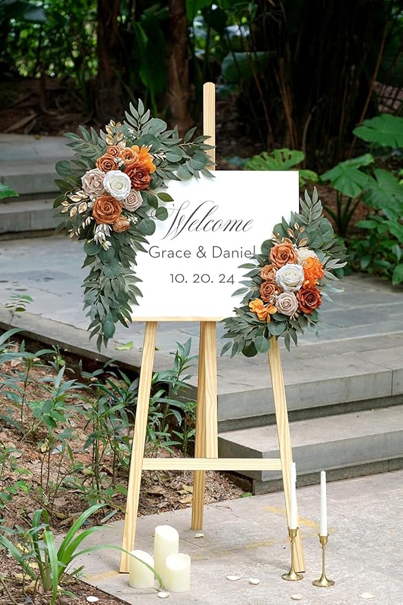 Artificial Flower Swag Set of 2 - Image 2