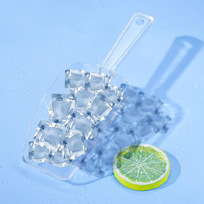Ice Scoop Candy Buffet Containers Scoopers, Hmxpls Clear Plastic Scoop - Image 3