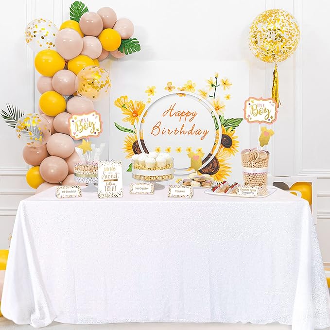 QueenDream Sparkly Sequin Tablecloth - Image 8