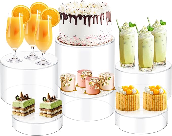 6Pcs Buffet Risers, Food Risers by Unknown