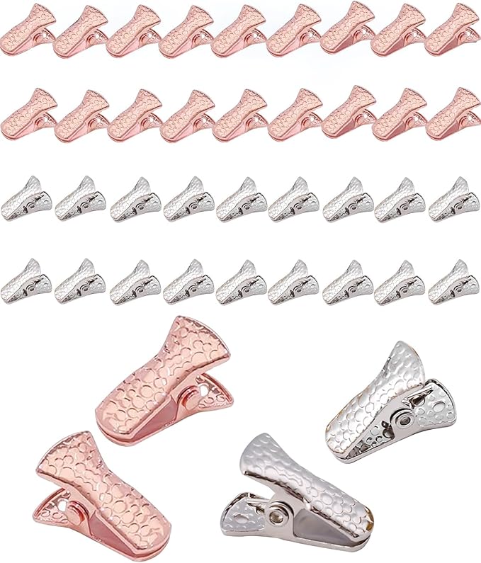 40-Pack Small Alligator Clips by MORNLIGHT