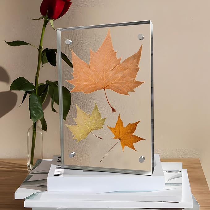 8x10 Inches Acrylic Picture Frames 3 Pack, Double Sided Magnetic Photo Frames - Image 6