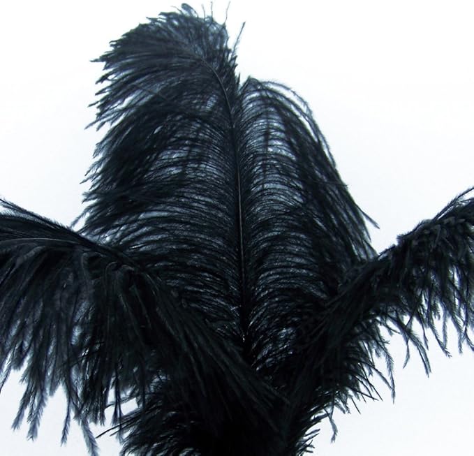 KOLIGHT 40pcs 12''~14'' Natural Ostrich Feathers - Image 3