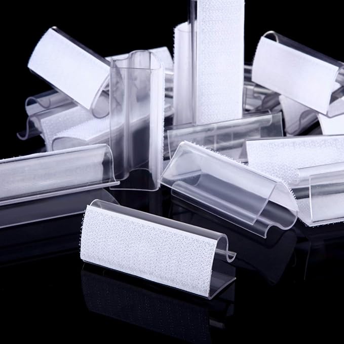 Boao 50 Pieces Table Skirting Clips EC Model Tablecloth Clips - Image 3