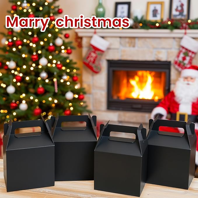 XAGLVV 12 Pack Black Party Favor Boxes - Image 4