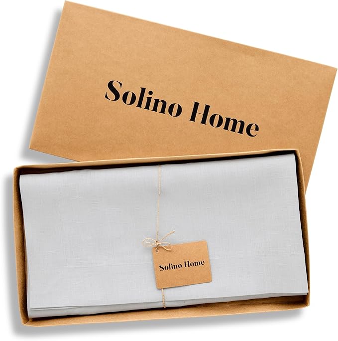 Solino Home Linen Tablecloth 52 x 52 Inch - Image 6