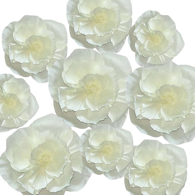 BRT Bearingshui Crepe Paper Flowers Decoration by BRT+Bearingshui