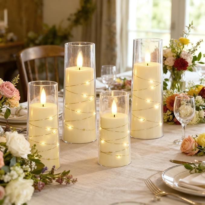 Raycare Flameless Candle with Remote Timer – 5 Flickering Acrylic Battery - Image 9