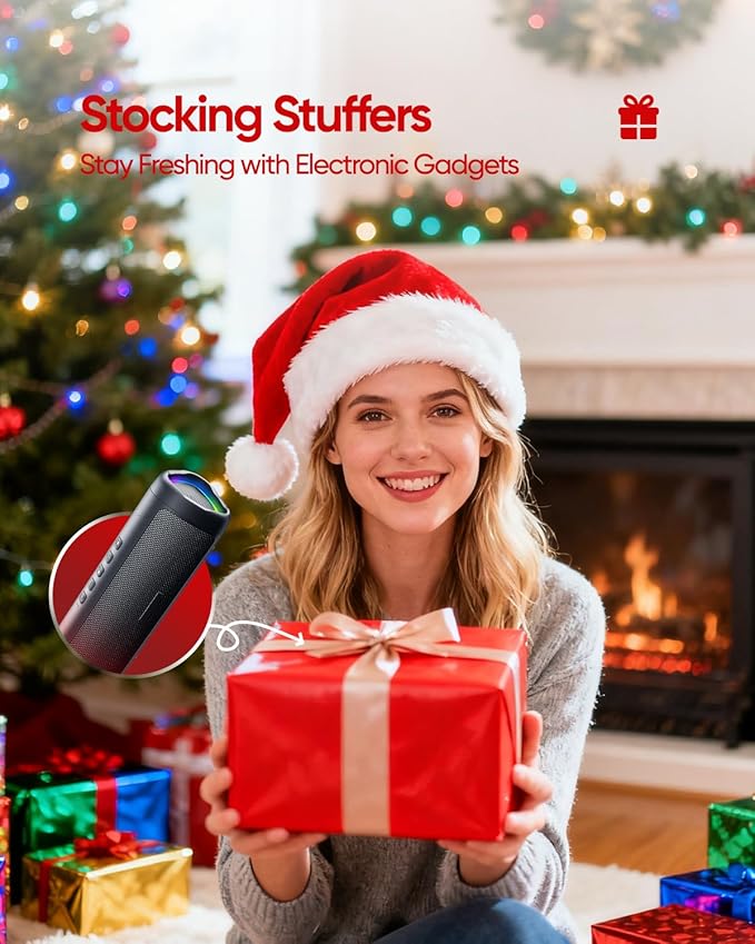 Bluetooth Speaker with HD Sound, Portable Wireless, IPX5 Waterproof, TWS Pairing - Image 7