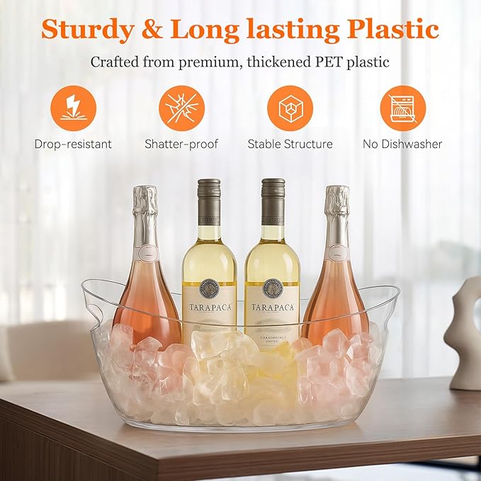 Ice Buckets for parties Wine Bucket, Food Grade, Champagne or Beer Bottles - Image 2